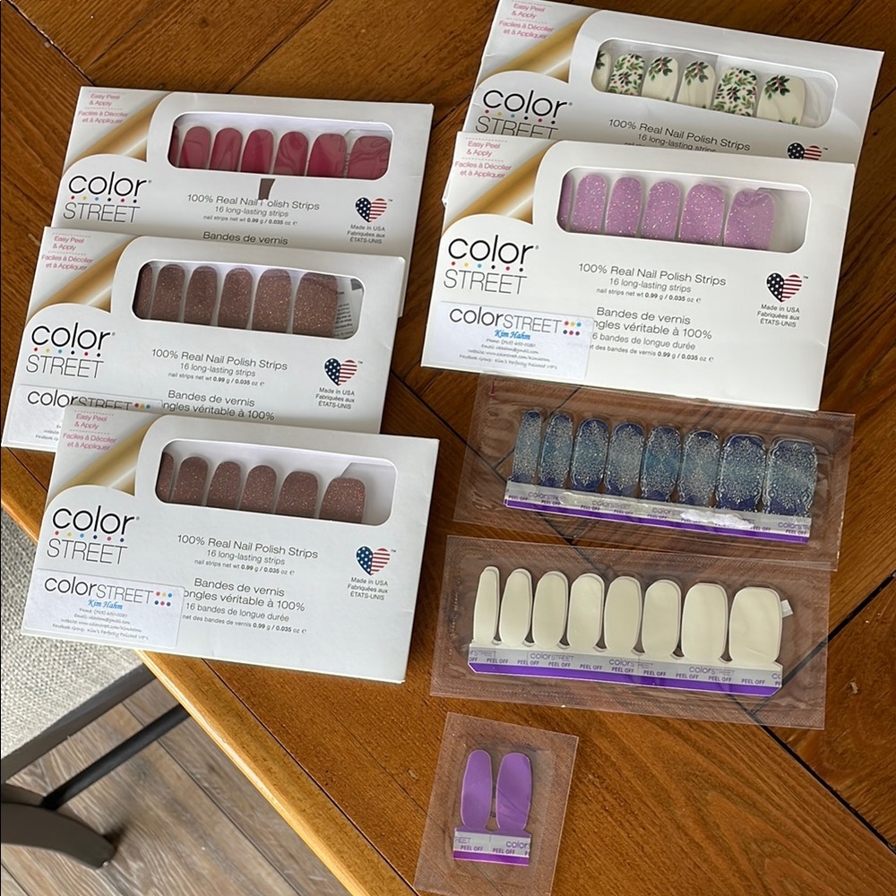 Color Street Nail Polish Strips Set (3-4 yo)